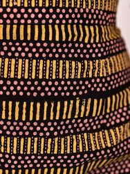 Val Mini Skirt - Dots And Dashes Yellow