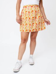Val Mini Skirt - Ooak Turmeric