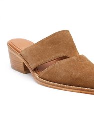 Beckett Heeled Mule - Tan