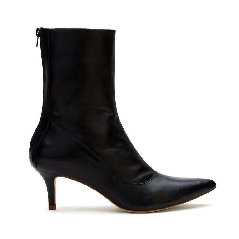 Cici Pointed-Toe Boot - Black