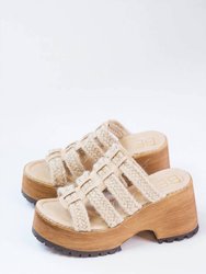 Daze Platform Sandal - Natural