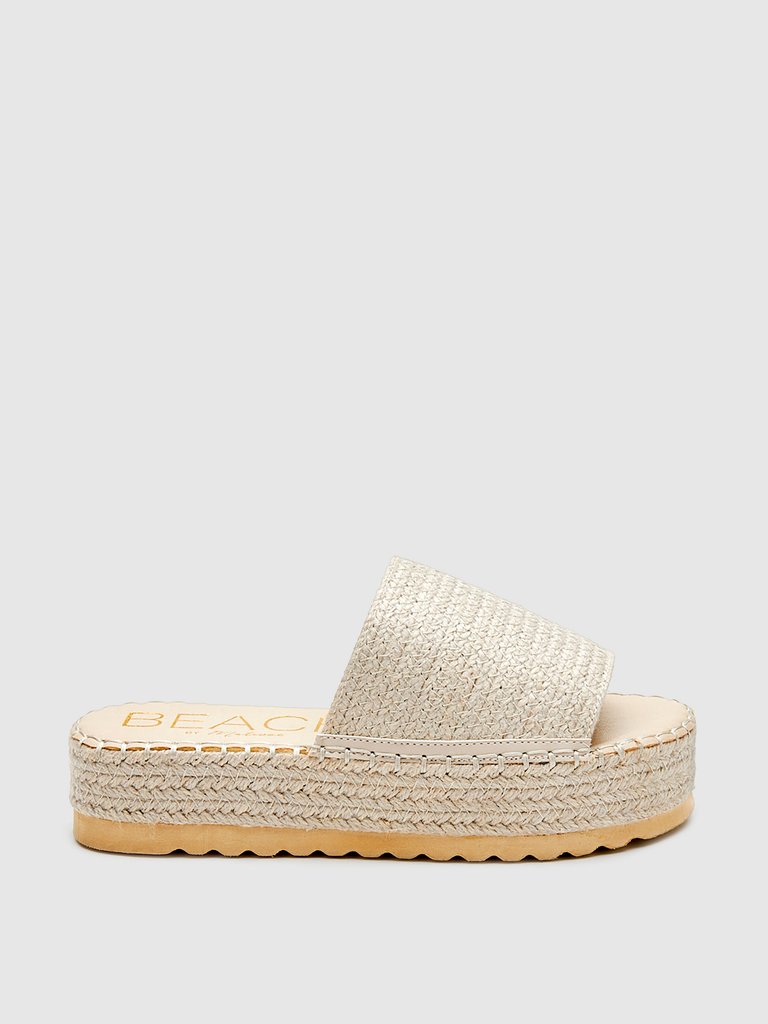 Del Mar Jute Slip On Platform