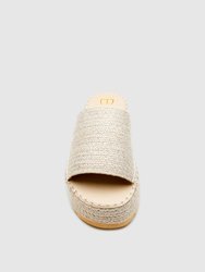 Del Mar Jute Slip On Platform