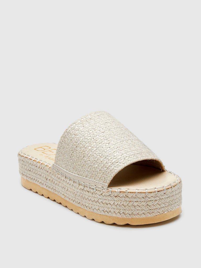 Del Mar Jute Slip On Platform