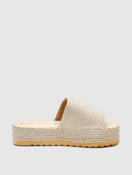 Del Mar Jute Slip On Platform