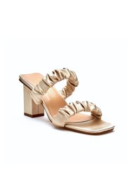 First Love Heeled Sandal - Champagne