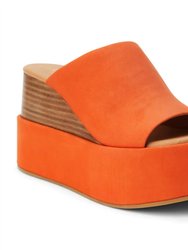Georgia Platform Sandal - Orange