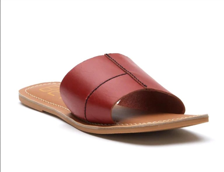 Heatwave Slide Sandal In Red