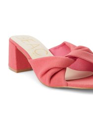 Juno Heeled Sandal - Hot Pink