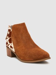 Poppy Ankle Bootie - Tobacco
