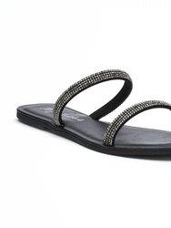 Proposal Sandal - Black Crystal