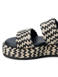 Women's Borderline Sandals In Black