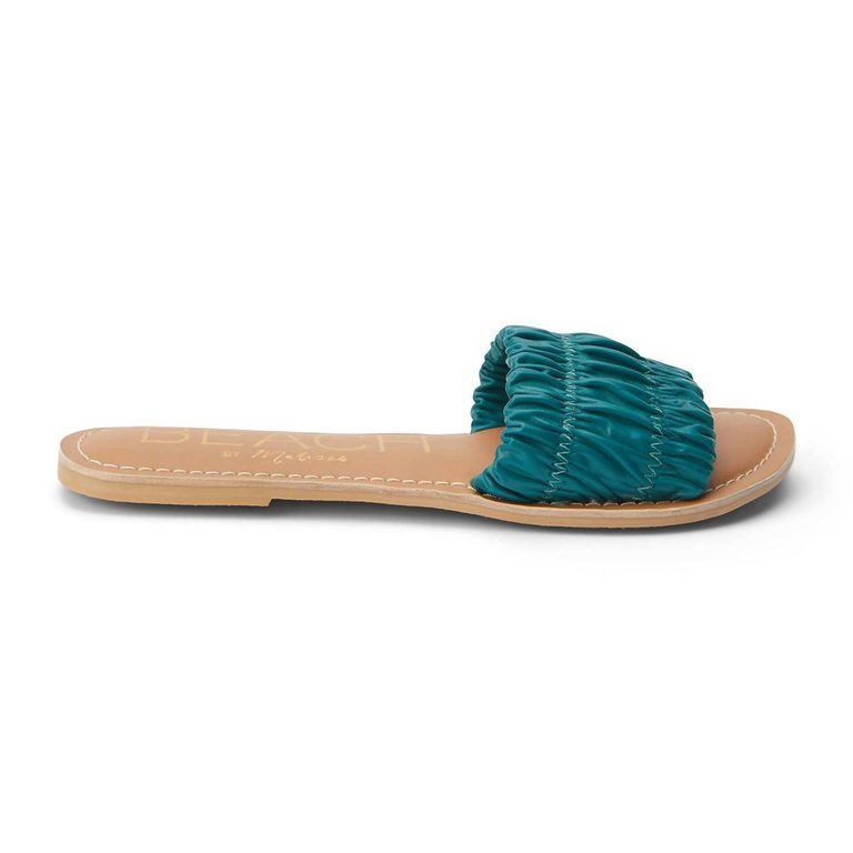 Women's Channel Slide In Teal - Teal