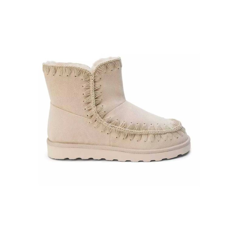 Women's Eskimo Booties In Natural - Natural