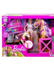 Barbie Groom 'N Care Playset With Doll, 2 Horses & 20+ Accessories