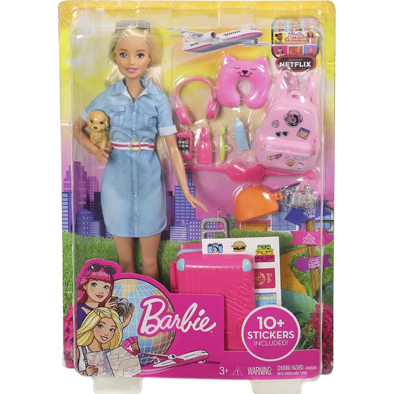 Barbie Travel Doll and Accessories