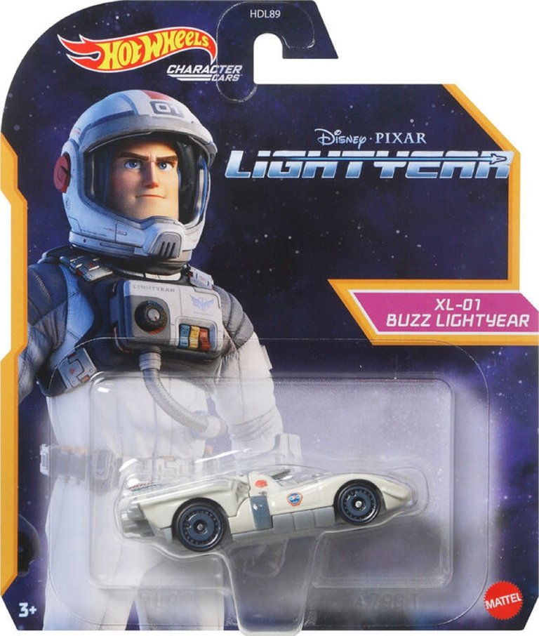 Hot Wheels Lightyear Buzz Lightyear Character Car - White/Grey