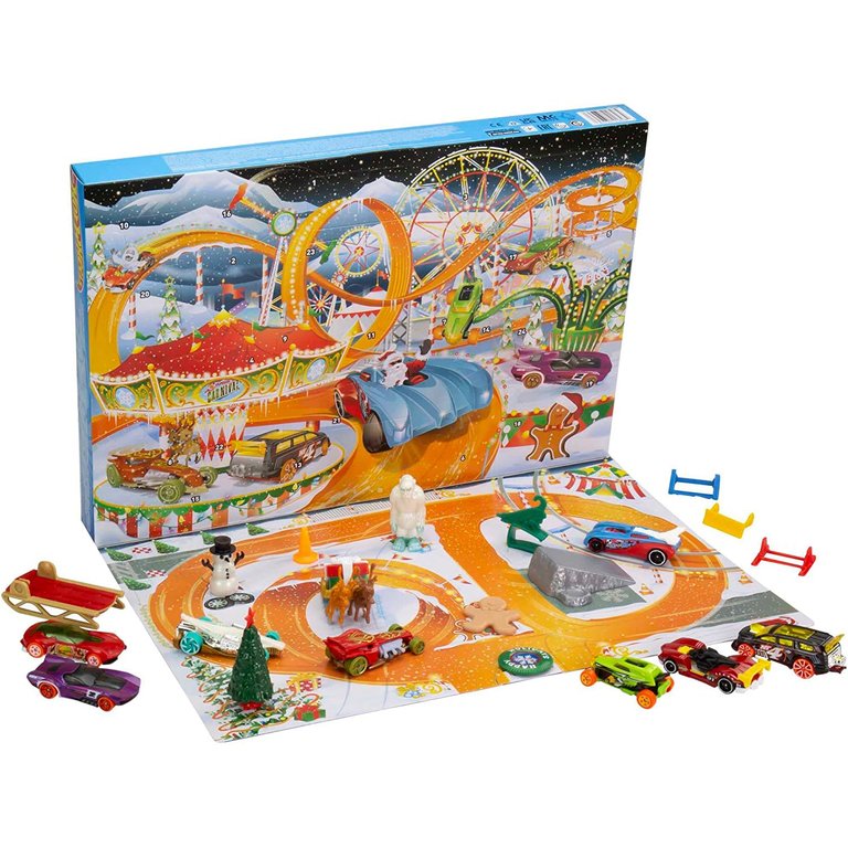 Hot Wheels Santa's Carnival Advent Calendar