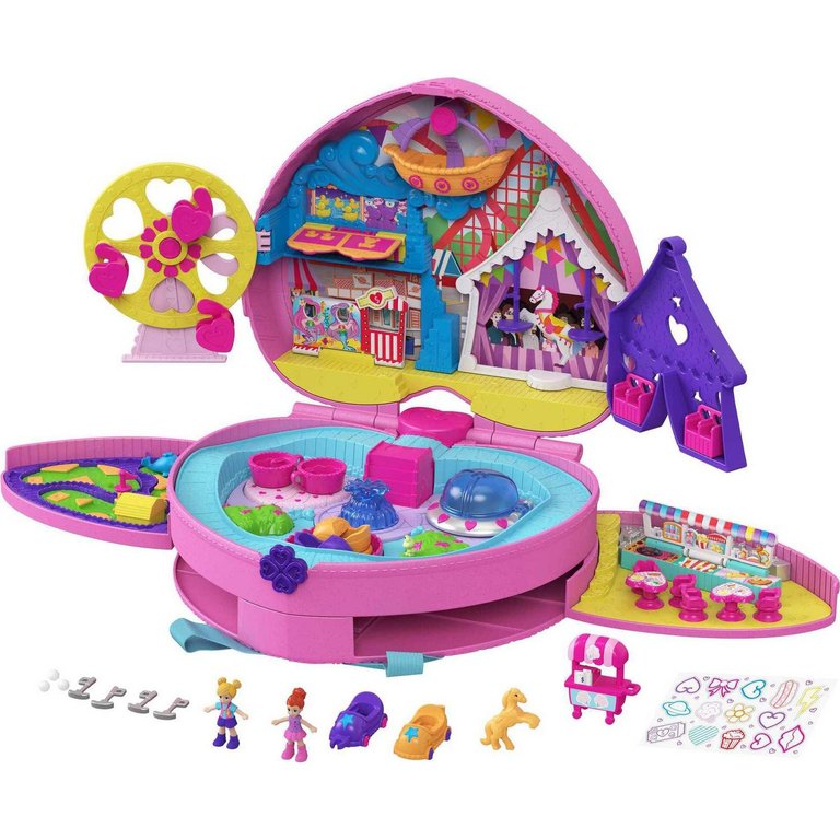 Polly Pocket Tiny Is Mighty Theme Park Backpack Playset