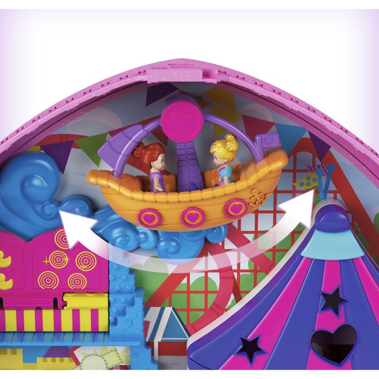 Polly Pocket Tiny Is Mighty Theme Park Backpack Playset