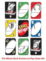 UNO Remix Customizable Matching Card Game