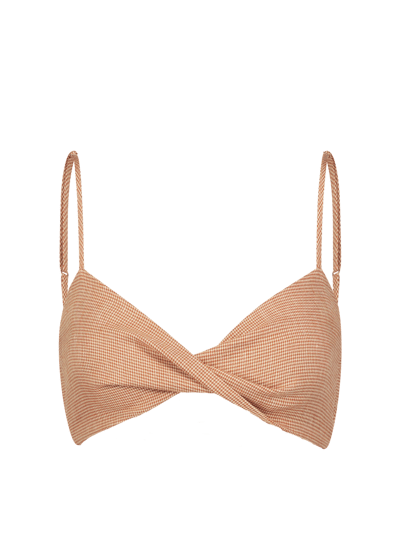 Matthew Bruch Twist Bandeau Crop Top product