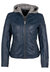 Allice Leather Jacket In Blue