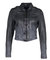 Faira Leather Jacket In Black - Black