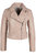 Julene Leather Jacket In Beige