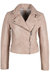 Julene Leather Jacket In Beige