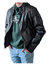 Men's Brent Leather Jacket In Black - Black