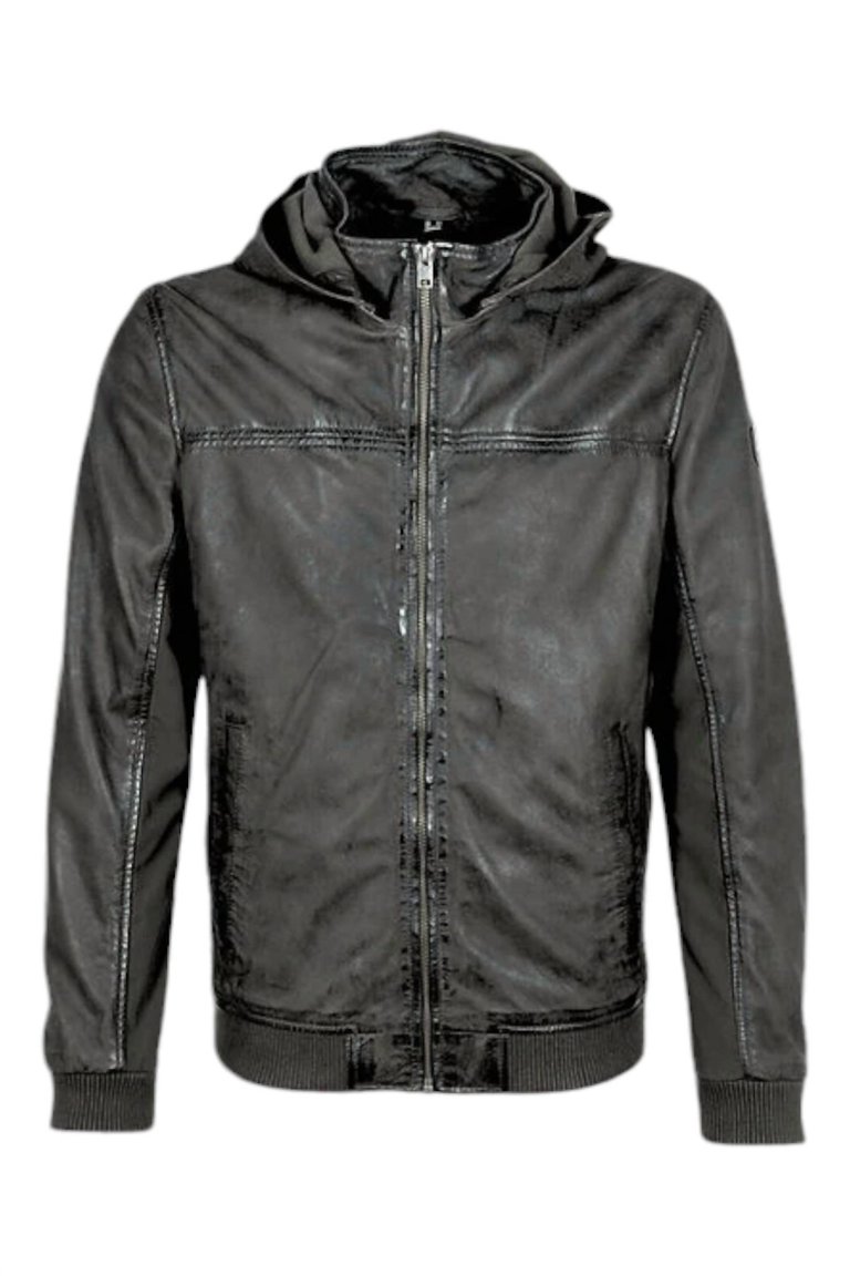 Men's Salerno Hood Jacket In Dark Olive - Dark Olive