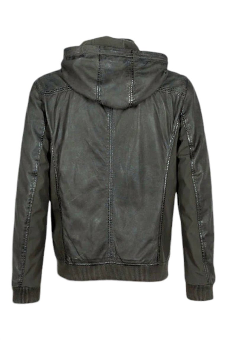 Men's Salerno Hood Jacket In Dark Olive