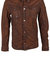 Sedro Leather Jacket In Brown