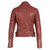 Sofia Leather Jacket In Astro Dust