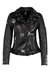 Tavi Rf Leather Jacket In Black - Black