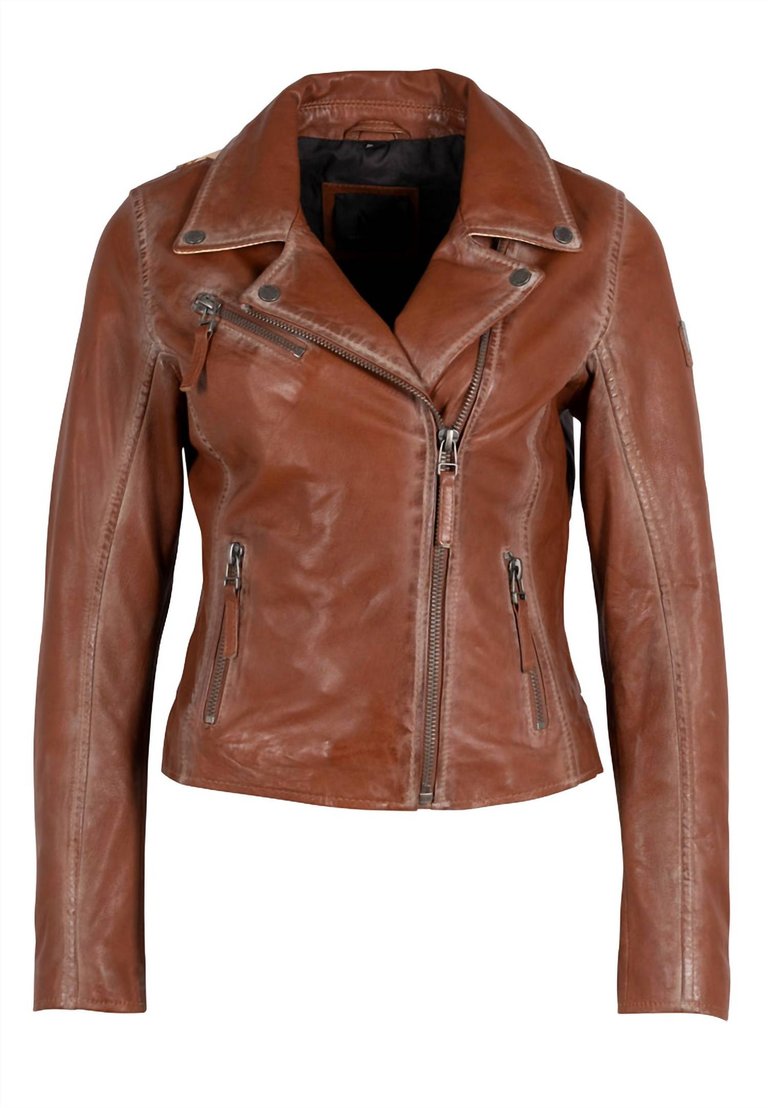 Women's Sheep Star Jacket In Burnt Orange - Burnt Orange