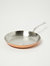 M'150S Copper Round Frying Pan, Stainless Steel Handle, 8"
