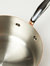 M'150S Copper Saucepan with Lid, Stainless Steel Handle, 2.6QT