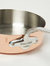 M'150S Copper Saute Pan With Lid, Stainless Steel Handle, 3.5qt