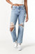 Barcelona Wide Leg Jeans In Denim - Denim