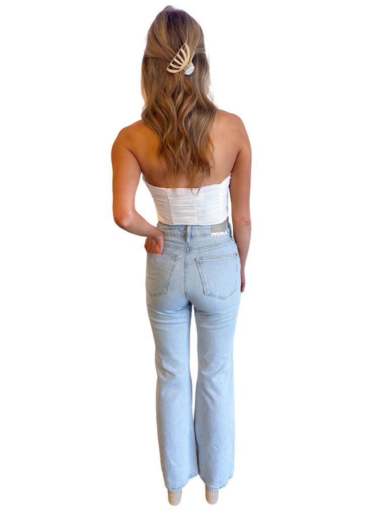 Bleached Recycled Jean In Blue