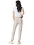 Ivy Mid Rise Cargo Pants In Silver Cloud Twill