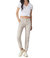 Ivy Mid Rise Cargo Pants In Silver Cloud Twill - Silver Cloud Twill