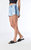 Rosie High Rise Boyfriend Shorts In Light Blue Blocking