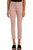 Viola Raw Ankle Straight Leg Jeans In Pale Pink