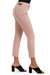 Viola Raw Ankle Straight Leg Jeans In Pale Pink