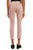 Viola Raw Ankle Straight Leg Jeans In Pale Pink