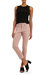 Viola Raw Ankle Straight Leg Jeans In Pale Pink - Pale Pink