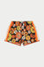 Flower Power High Waist Short - Multicolor